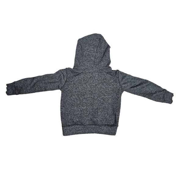 DKNY Kids Logo Hoodie Sweater with Pocket Grey and Pink Size 5 - Picture 2 of 5